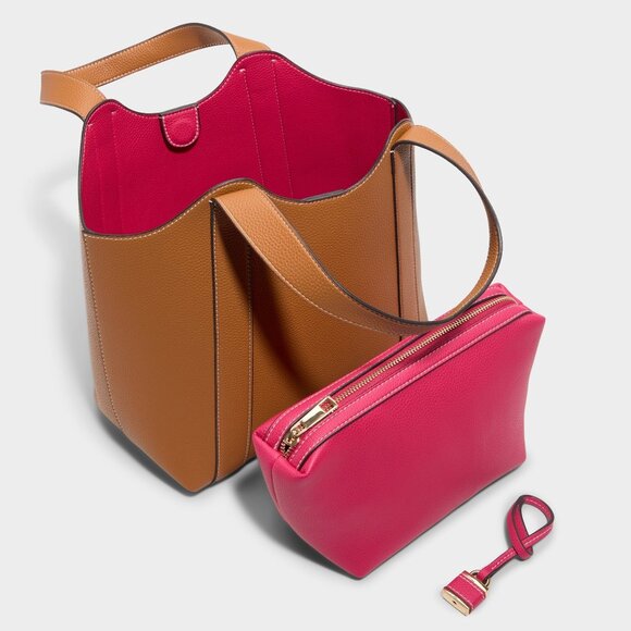 Locked Up Chocolate Rose Satchel Bag - Picture 2 of 3